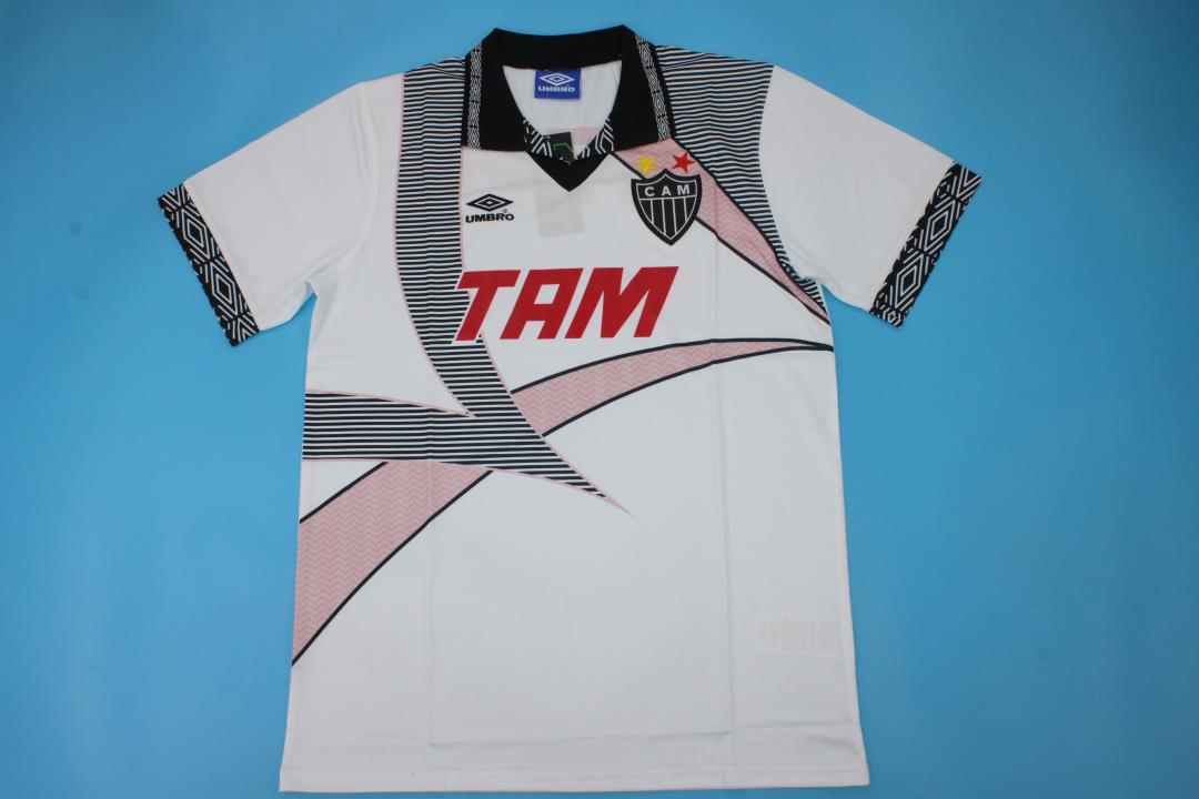 AAA Quality Atletico Mineiro 1996 Away White Soccer Jersey